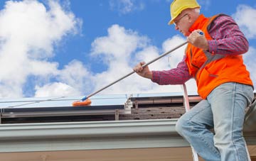 Leighton Bromswold soft wash roof cleaning